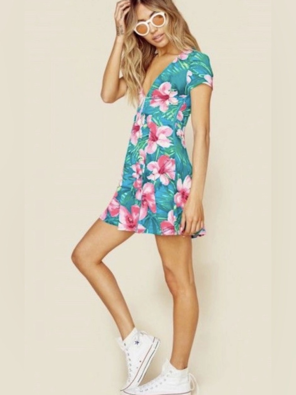 Show Me Your MuMu Ibiza‎ Mini Dress In Lady Luau